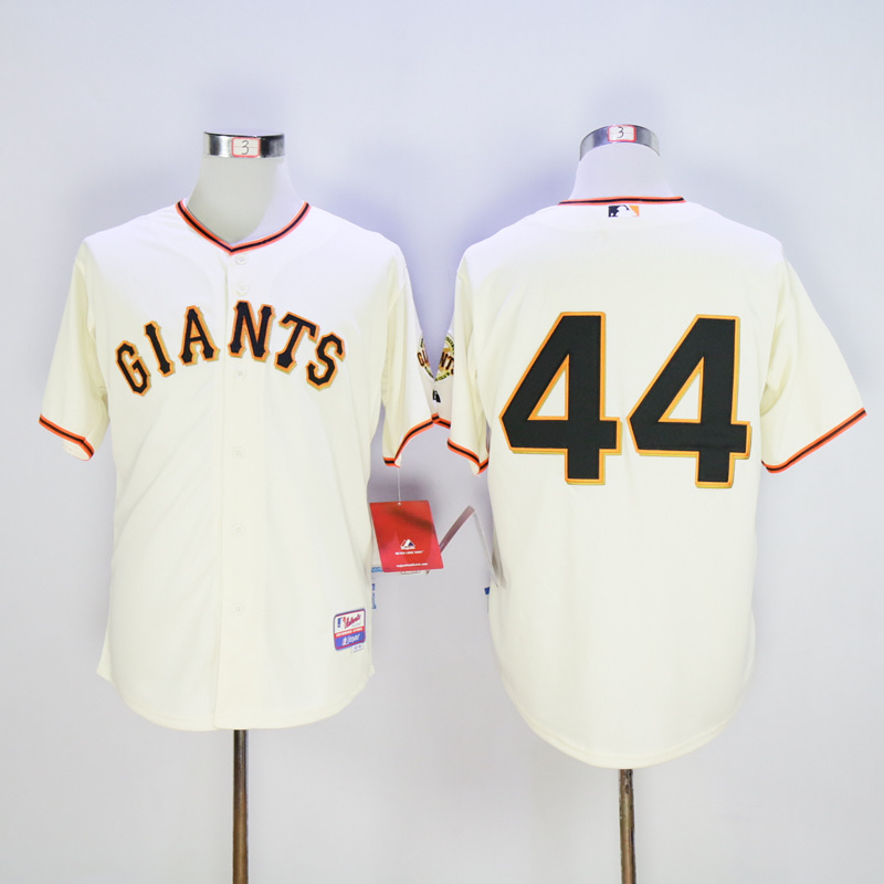 Men San Francisco Giants #44 Mccovey Cream Throwback MLB Jerseys